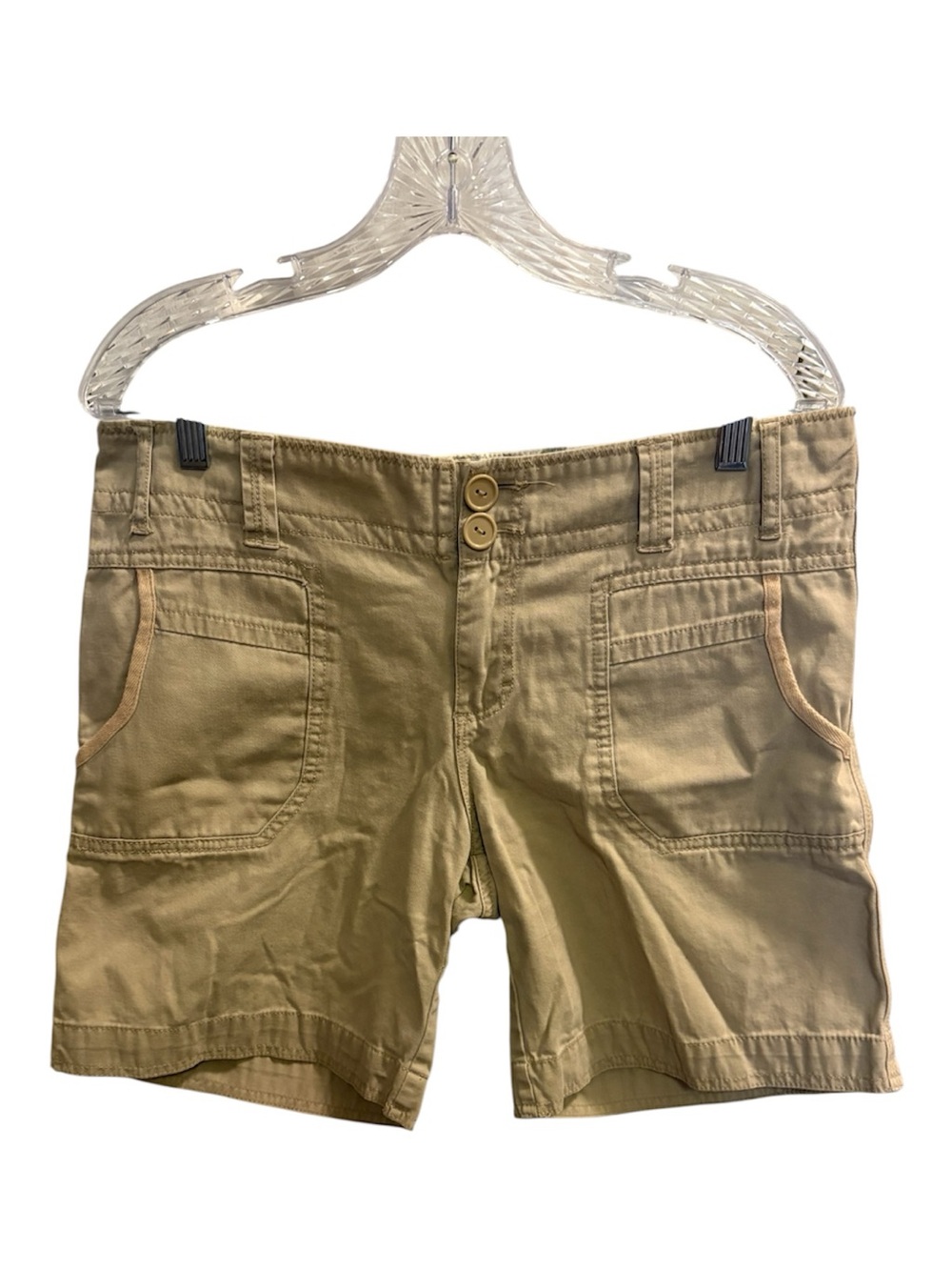 Sanctuary Surplus Khaki Cotton Casual Shorts